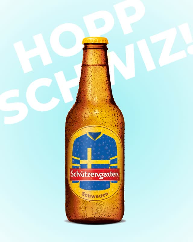 Gemeinsam mit Schützengarten haben wir das Lager im Fan-Edition-Look designt – pünktlich zur Eishockey-WM. Jede Flasche, eine andere Flagge. Welche wird deine? (Aber mal ehrlich: Hopp Schwiiz! 🇨🇭)