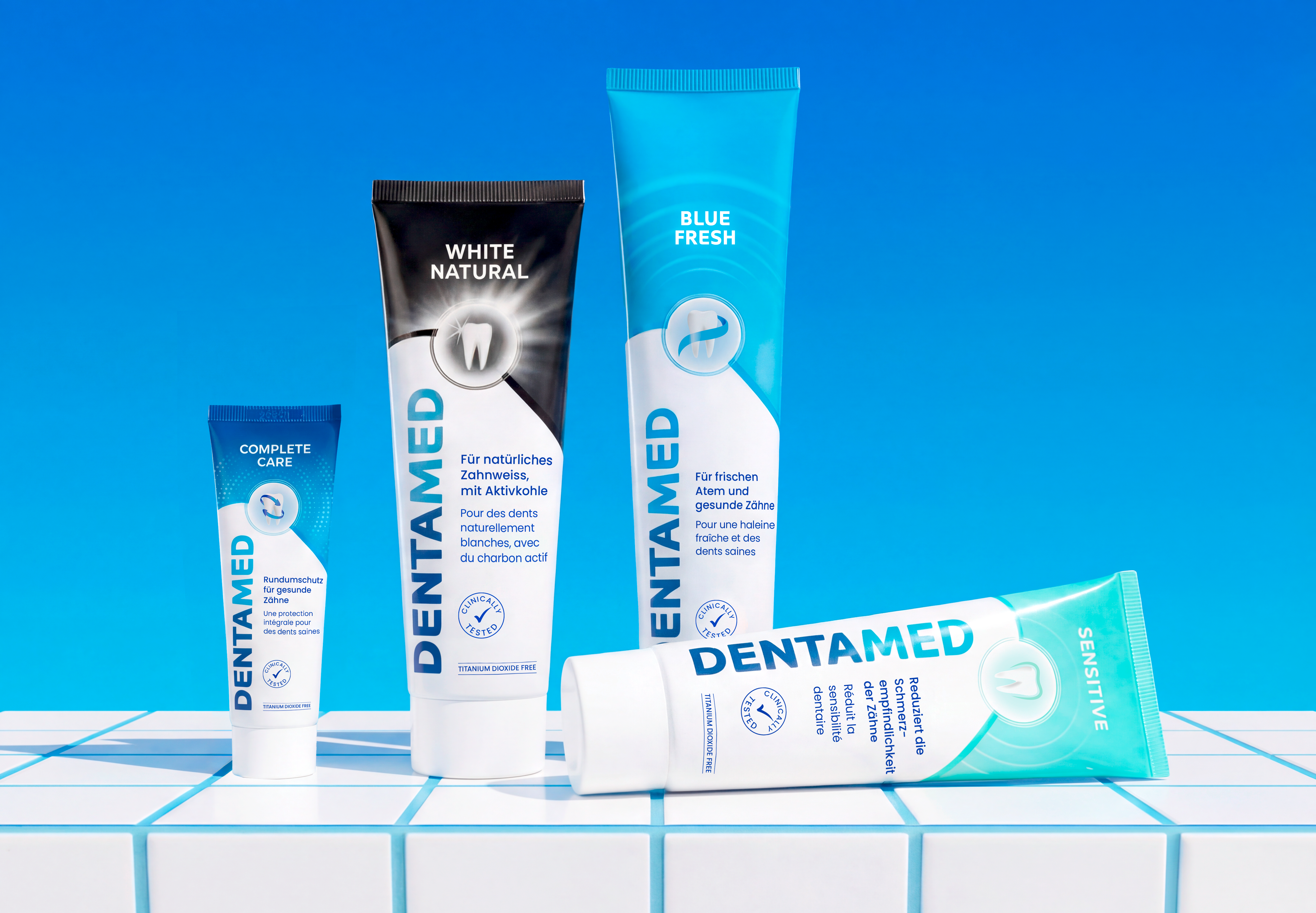 Dentamed Zahnpasta Range